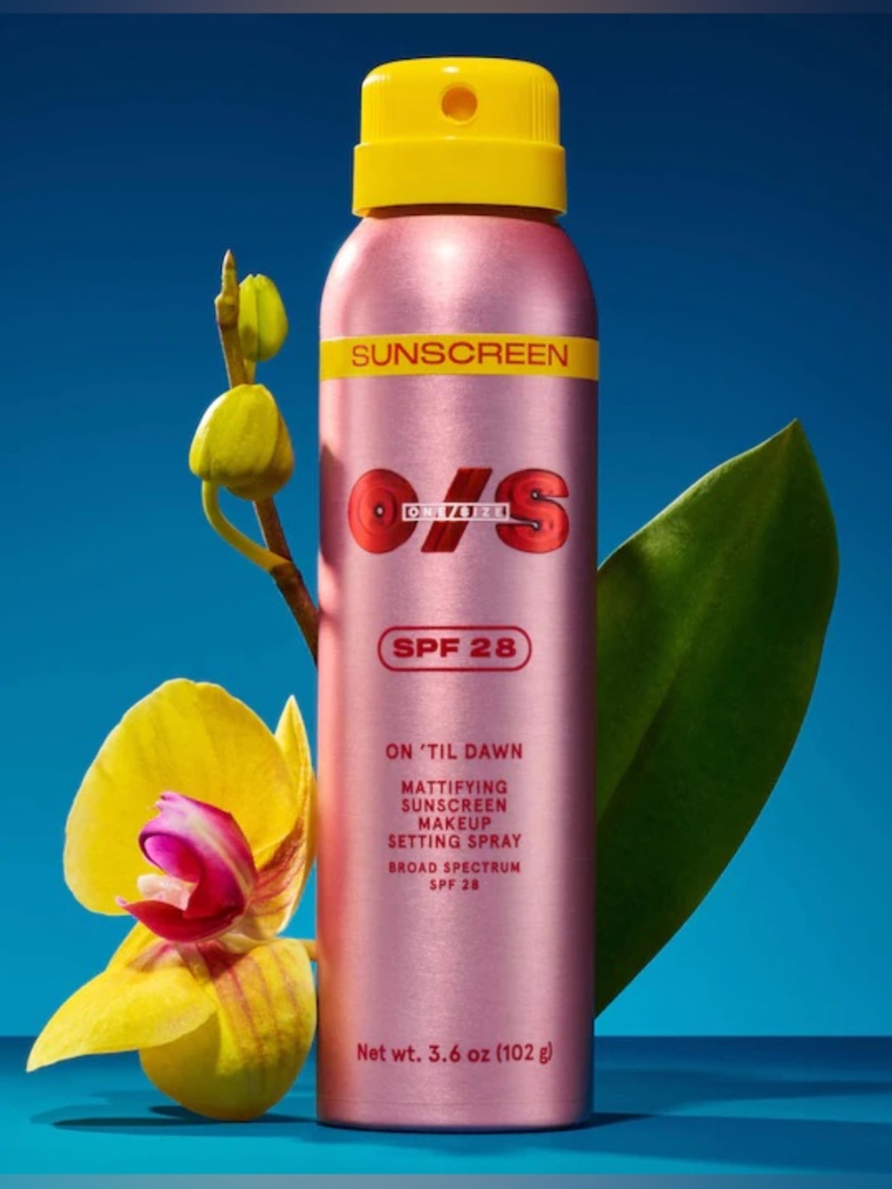 NEW One/Size ON ‘TIL DAWN
Mattifying Sunscreen Makeup Setting Spray SPF 28